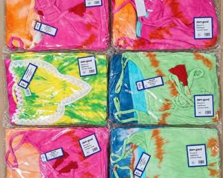 6 Pc Darn Good Yarn Womens Tie-Dye Clothing Lot New in Packages