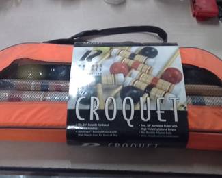 New Regent Sports 6-Player Croquet Set with Case - Complete & Unused!