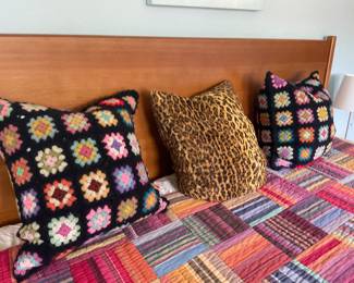 Custom pillows down insert $ 30 Pottery barn bed. Spread