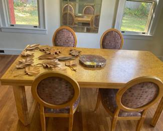 Mcm Burl Wood table fits right Paid $8000 Sell $ 1000 Collectible