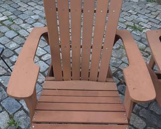 Adirondack chairs. $ 60 each. Six total. LIFETIME Bran