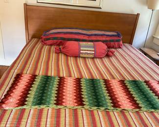 King bed custom pillows pottery barn comforter