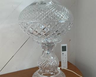 Hurricane WATERFORD LAMP $500 . Gorgeous accent lighting