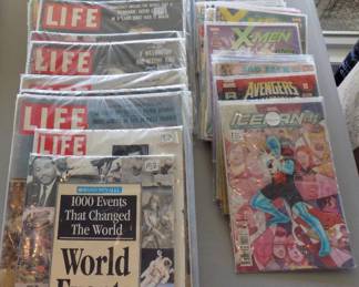 vintage Life mags & comics