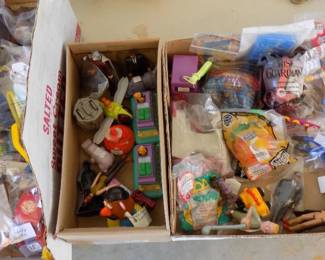 vintage toys, mostly give-a-ways from restaurants