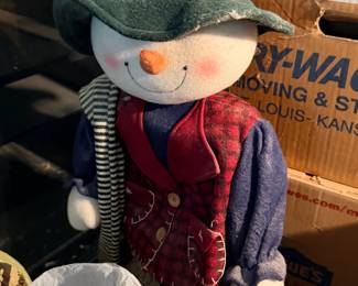 Snowman decoration & seasonal collectibles