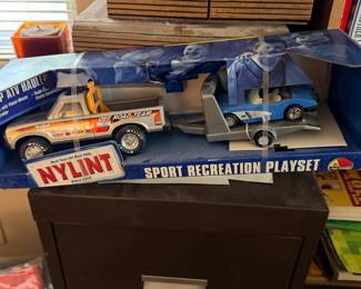 Boxed Nylint Sport Recreation Playset & vintage electronics