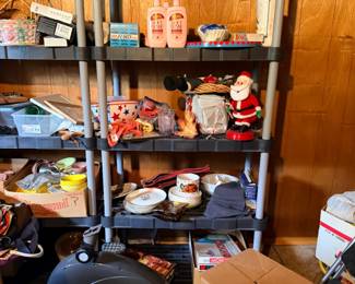Christmas decor, Precious Moments, new bedding & boxed towing mirrors