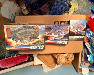 Boxed vintage G.I. Joe vehicles