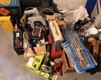 Ryobi, Skilsaw, tap & die set and workshop tools