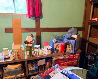 Christmas collectibles, seasonal decor & household goods