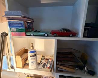 Christmas inventory, vintage Ford model cars & office goods