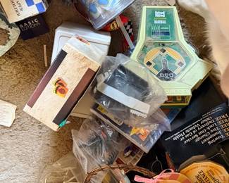 Huge seasonal decor selection, vintage toys & household linens