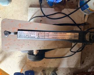 Buffalo 15" scroll saw - vintage workshop tool