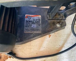 Buffalo 15" scroll saw - vintage workshop tool
