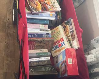 Books, books and more books.