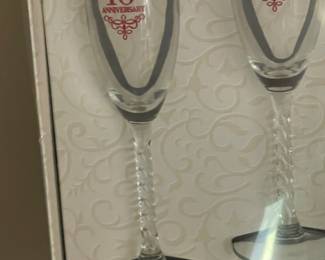 40th wedding anniversary glasses