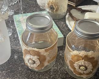 jars decorated