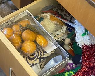 Open drawers to see what you can find!