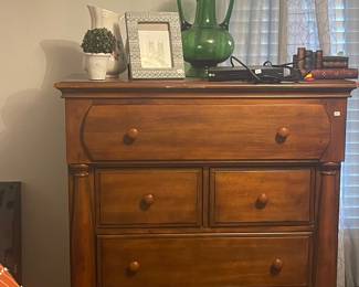 large chest of drawers well made piece, not pressed board stuff.