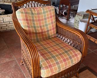 Wicker side chair