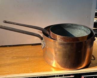 Heavy Copper Pots
