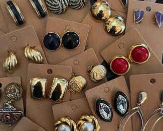 Vintage Pierced & Clip On earrings