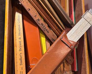 Vintage rulers