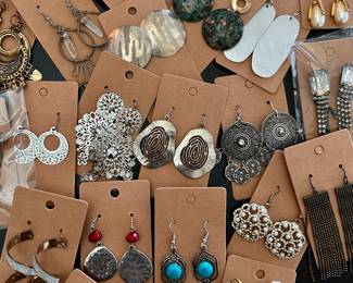 Vintage costume earrings