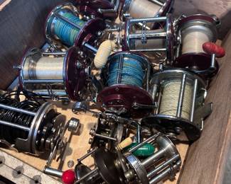 Vintage fishing reels