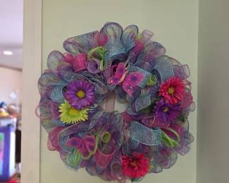 Spring Deco Mesh Wreath