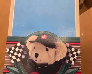 Vintage "Speedy" Texaco/Havoline Racing 4th Edition Teddy Bear in Original Packaging