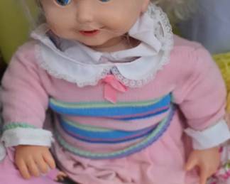 Vintage Playmates Cricket Talking Doll