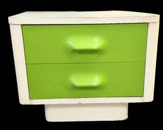 1970's Broyhill Premier "Chapter One" Space Age Nightstand 