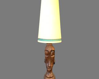 Witco Vintage Table Lamp and Original Shade - Base 28" Tall, 53" to top of shade
