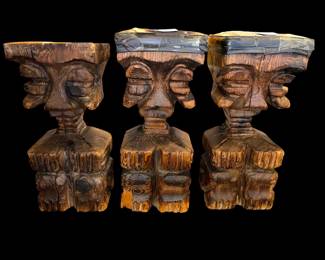 3 Witco Tiki Bar Stools
