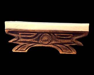 Witco Carved Bench - 36" x 12" x 15"