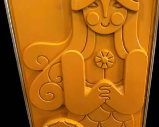 "Harry Wysocki — Signed & Numbered Limited Edition — Molded Plastic — c. 1970s - Sea Nymph - 30/200 4' tall x 24.5"" wide"