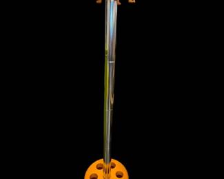 Velca VIP orange coat and umbrella stand, designed by Roberto Lucci and Paolo Orlandini, c. 1968.