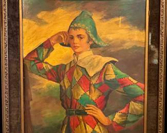 Harold Stephenson/Abruzzi - Oil on Canvas - Harlequin