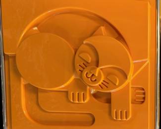 Harry Wysocki — Signed & Numbered Limited Edition — Molded Plastic — c. 1970s - Sleeping Tabby - 26/150