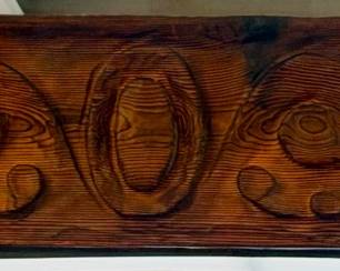 Witco Architectural Hand-Carved Wood Panel - 60" x 12"