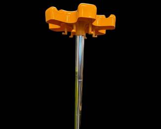 Velca VIP orange coat and umbrella stand, designed by Roberto Lucci and Paolo Orlandini, c. 1968.