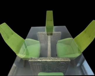 Adrian Pearsall for Craft Associated Brutalist ‘Goop’ Collection Dining Room Set