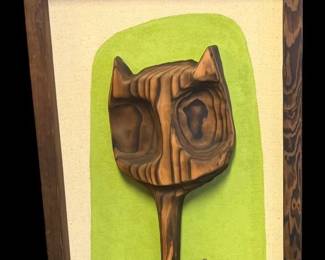Bosko Hrnjak - Signed - Cat Wall Art 38 x 14
