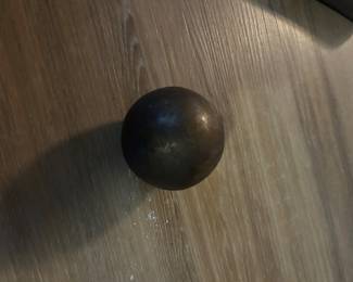 Civil War canon ball
