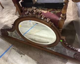 Overmantel marble inset