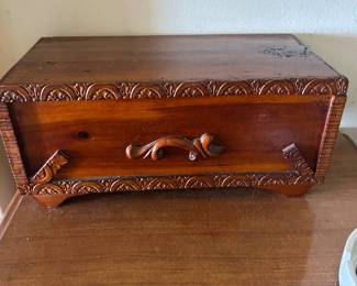 handmade cedar box 