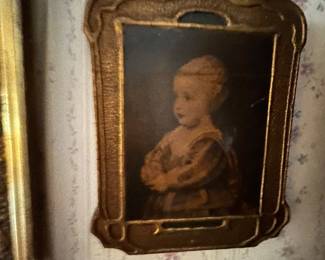 vtg Baby Stuart (James II) print 