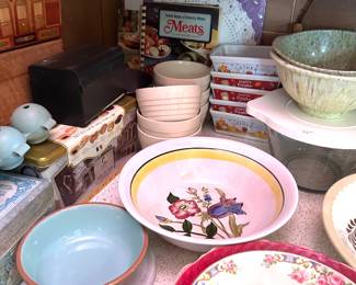 vintage bowls, 
